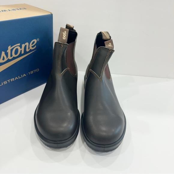 Blundstone 500 Men’s Chelsea Leather Ankle Boots - Picture 2 of 9